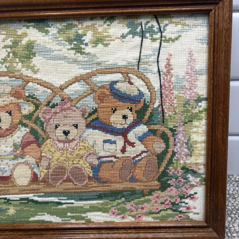 N/A bear embroidered